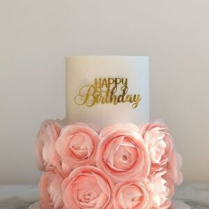 Gâteau anniversaire Roses